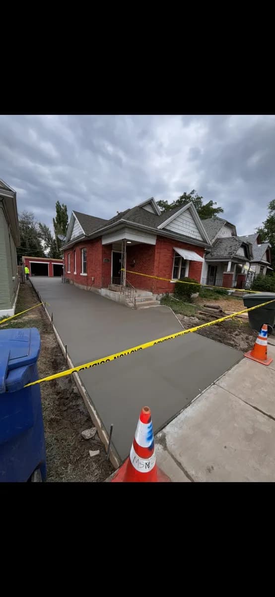 Side Concrete Driveway