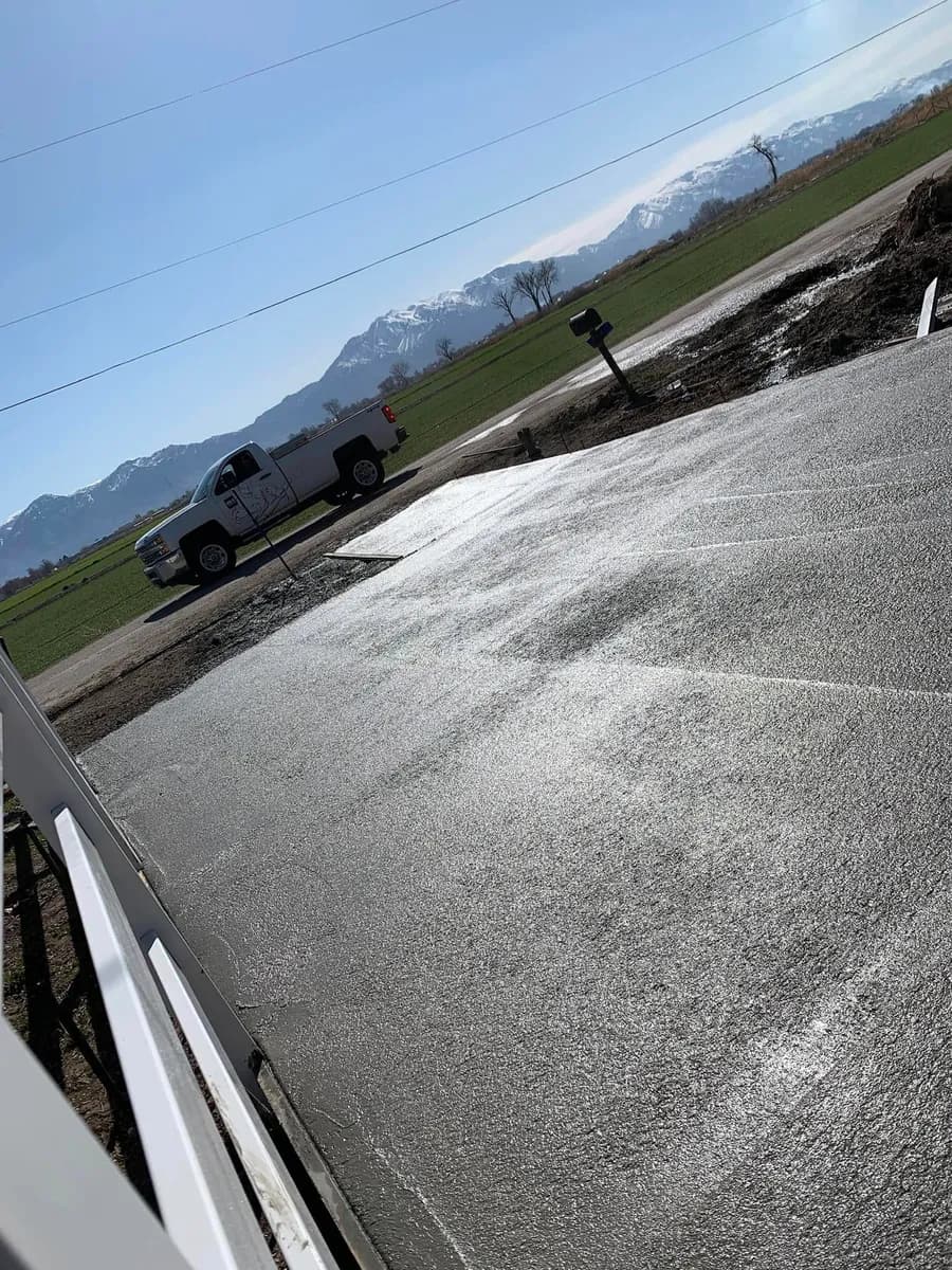 Concrete RV pad by MSN Concrete Construction LLC in Ogden, UT