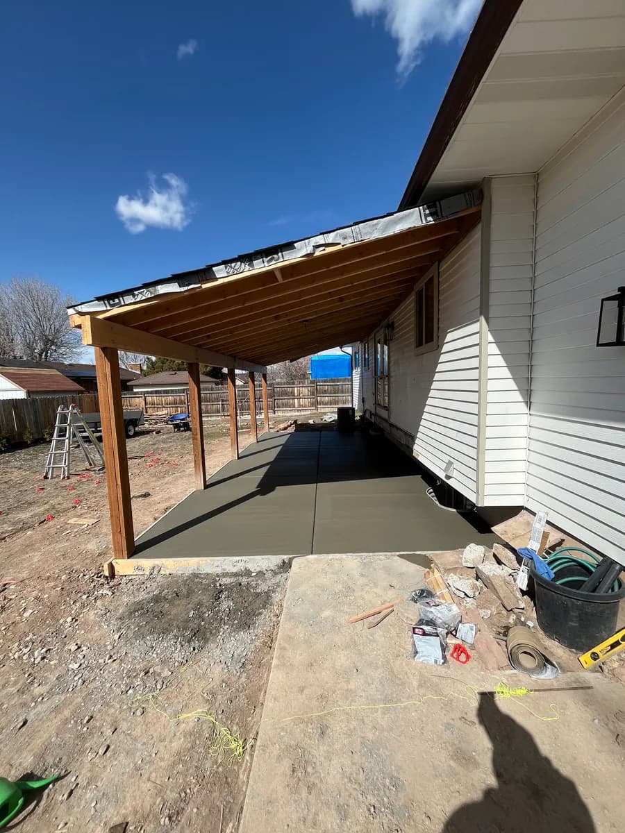 Covered Patio Slab