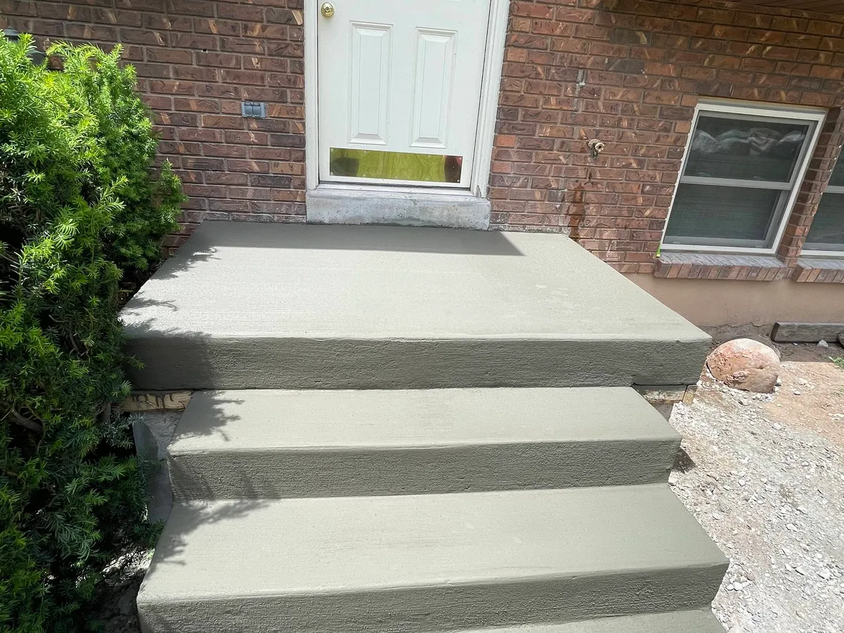 New Concrete Steps