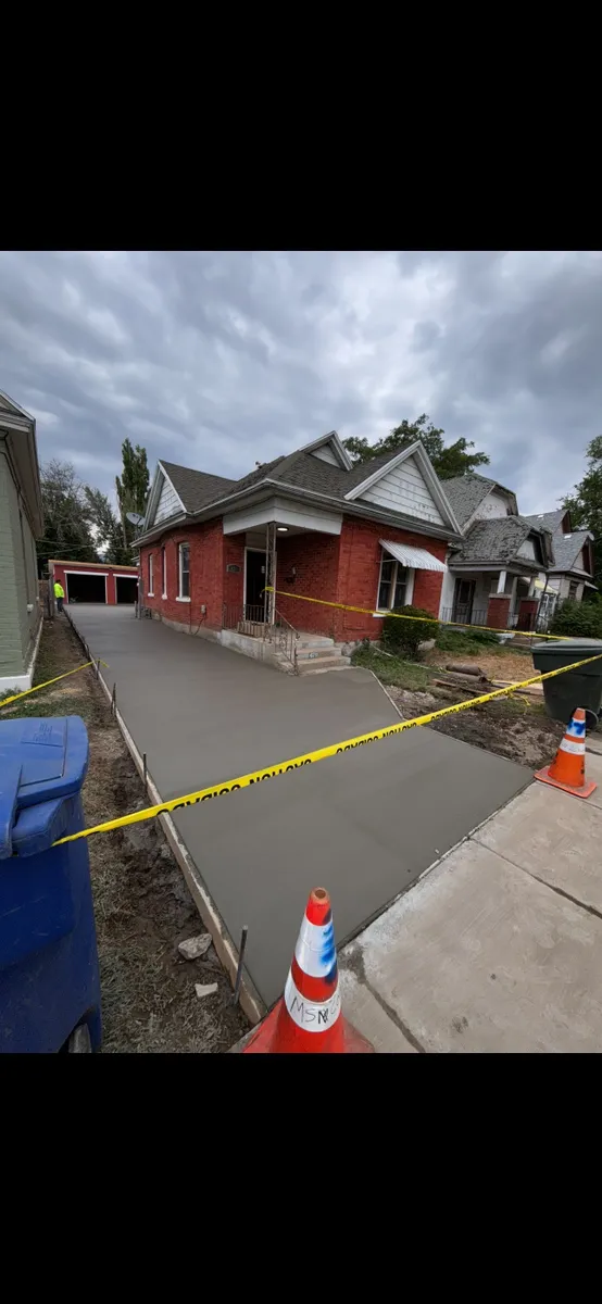 Side Concrete Driveway