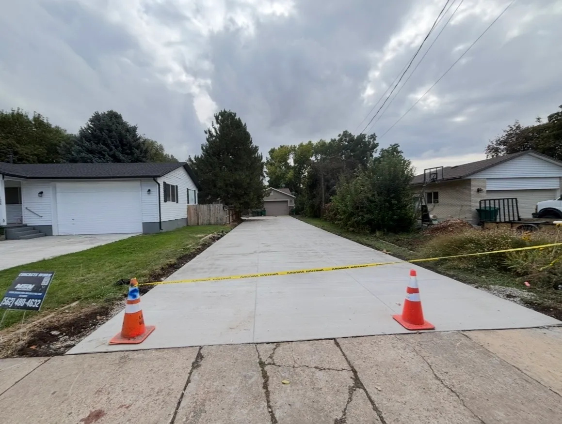 New Concrete Driveway