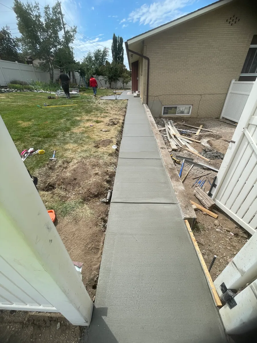 Concrete stairs and walkway by MSN Concrete Construction LLC in Ogden, UT